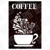 Coffee Design file - EPS AI SVG DXF CDR