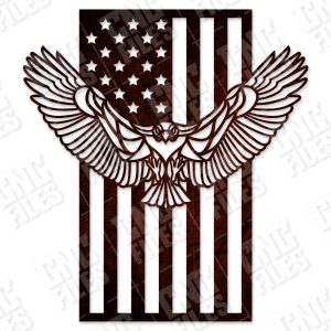 American Eagle Flag Design files - EPS AI SVG DXF CDR