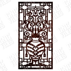 Pattern panel screen Design files - EPS AI SVG DXF CDR R00140