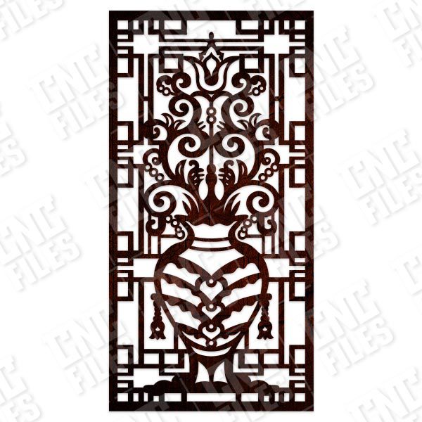 Pattern panel screen Design files - EPS AI SVG DXF CDR R00140