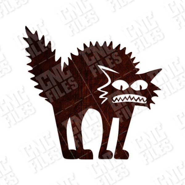 Shaggy cat Design file - EPS AI SVG DXF CDR