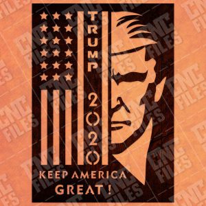 TRUMP 2020, Keep America Great files – EPS AI SVG DXF CDR