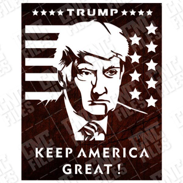 USA TRUMP 2020, Keep America Great Design files – EPS AI SVG DXF CDR