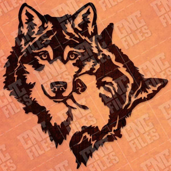 Two Wolves Design file - EPS AI SVG DXF CDR