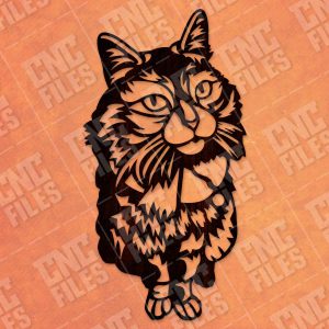 Panno cat Design file - EPS AI SVG DXF CDR