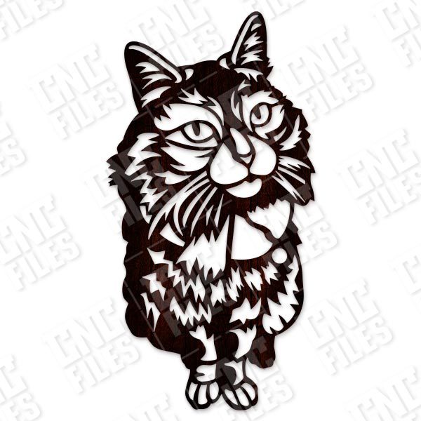 Panno cat Design file - EPS AI SVG DXF CDR