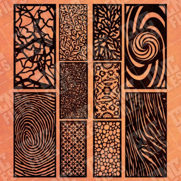 Panels Patterns And Scenes Decorative DXF SVG CDR EPS PNG AI P008