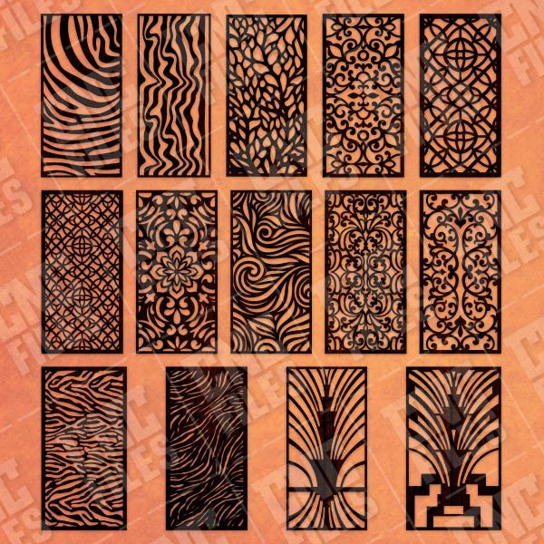 Panels Patterns And Scenes Decorative DXF SVG CDR EPS PNG AI P058