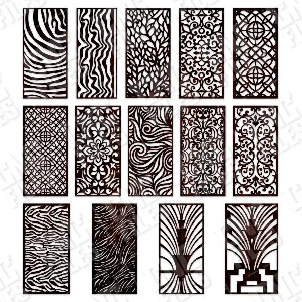 Panels Patterns And Scenes Decorative DXF SVG CDR EPS PNG AI P058