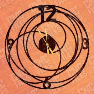 Big Bang Wall Clock Design file - DXF SVG EPS AI CDR