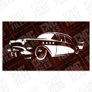 Vintage Classic Car Wall Art Design file - EPS AI SVG DXF CDR