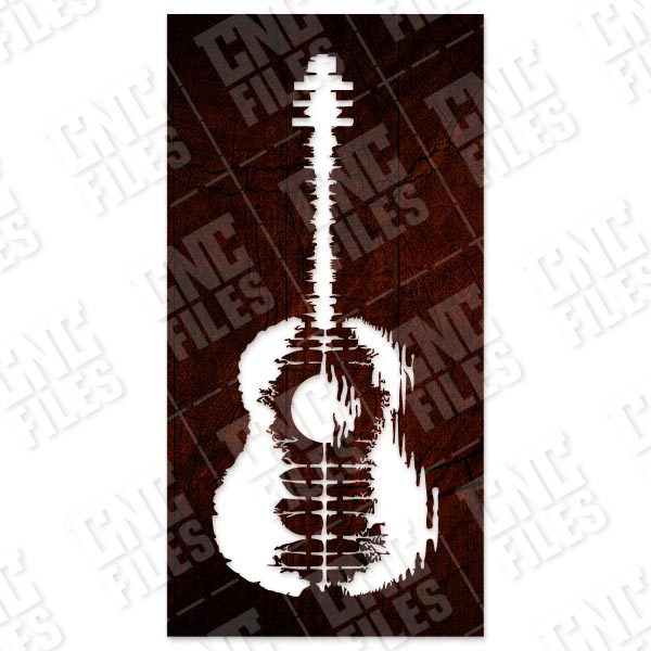 Guitar Art Vector design files - DXF SVG EPS AI CDR