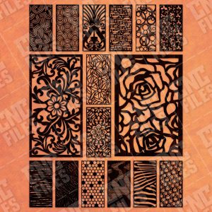 Panels Patterns And Scenes Decorative DXF SVG CDR EPS PNG AI P086