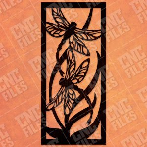 Dragonfly Wall Art Design files - DXF SVG EPS AI CDR