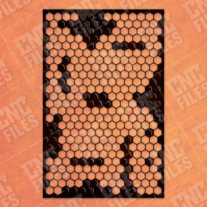 Honeycomb Pattern Design files - DXF SVG EPS AI CDR