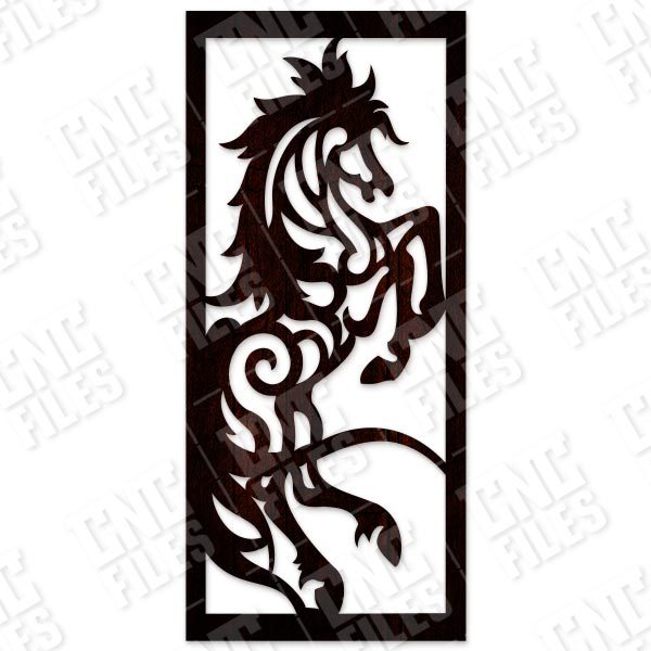 Horse Wall Art Design files - DXF SVG EPS AI CDR