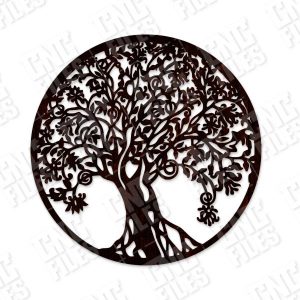 Tree Art Design files - DXF SVG CDR EPS AI - P199