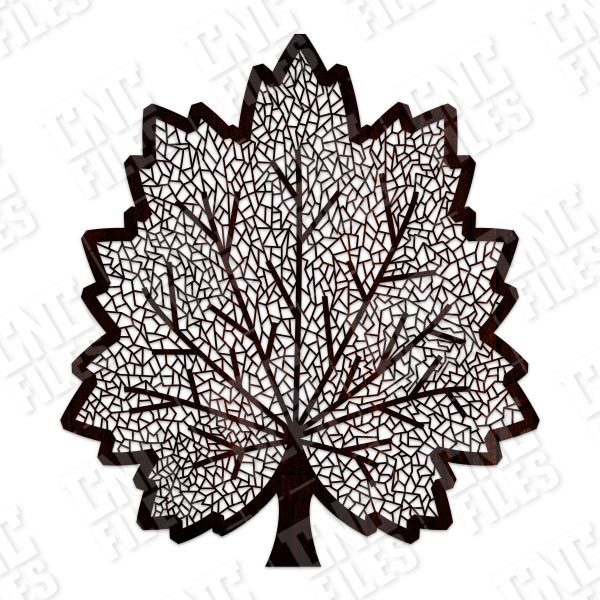 Maple leaf design files - DXF SVG EPS AI CDR