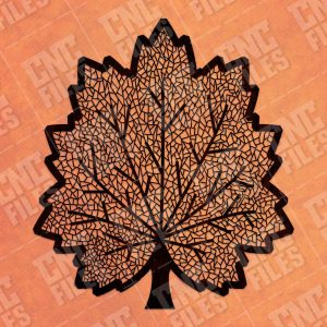 Maple leaf design files - DXF SVG EPS AI CDR