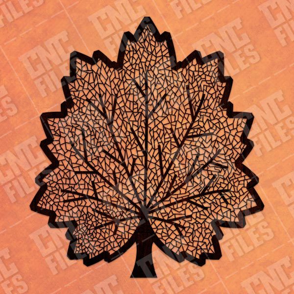 Maple leaf design files - DXF SVG EPS AI CDR