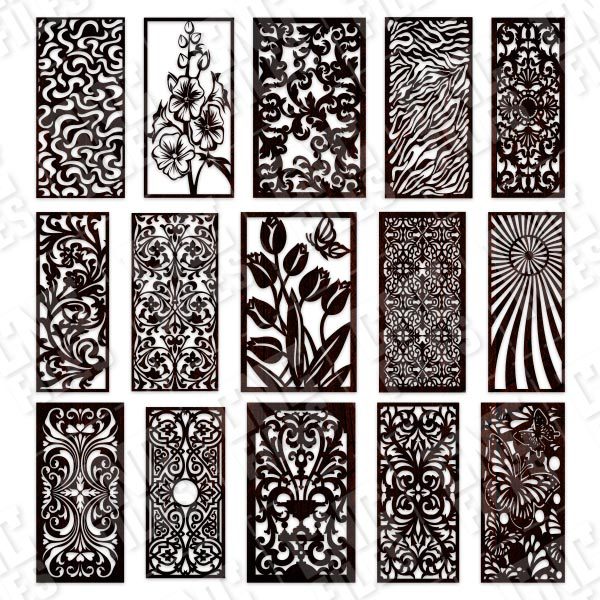 Panels Patterns And Scenes Decorative DXF SVG CDR EPS PNG AI P0220