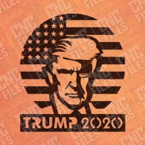 Donald Trump 2020, Keep America Great - DXF SVG EPS AI CDR