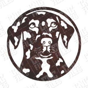 Dog Face design files - DXF SVG EPS AI CDR