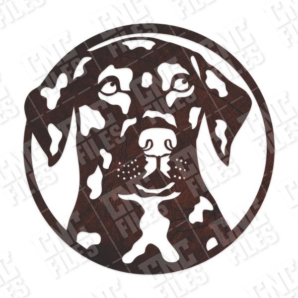 Dog Face design files - DXF SVG EPS AI CDR