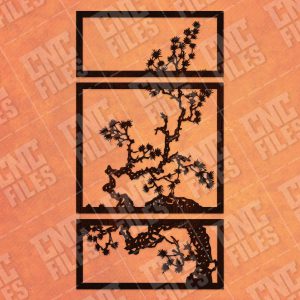 Tree wall decor design files - DXF SVG CDR EPS AI - P252