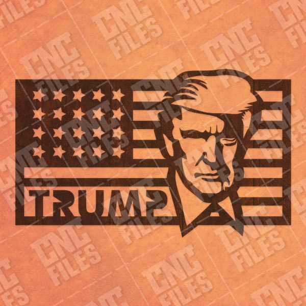 Donald Trump - Make America Great Again - DXF SVG EPS AI CDR