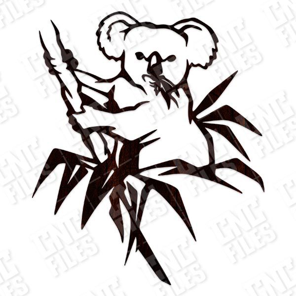 Koala vector design files - DXF SVG EPS AI CDR