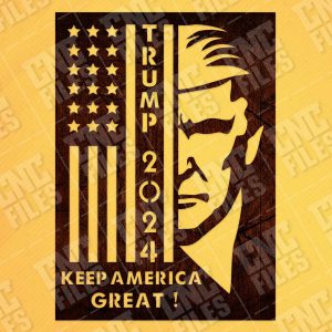 TRUMP 2024, Keep America Great vector files - EPS AI SVG DXF CDR