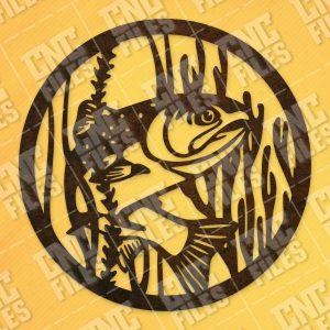 Fishing vector design files - SVG DXF EPS AI CDR