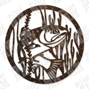 Fishing vector design files - SVG DXF EPS AI CDR