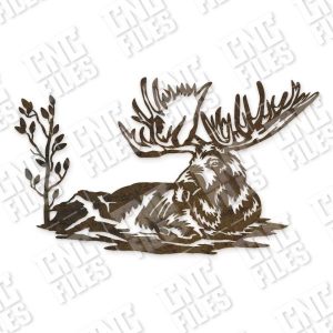 Moose vector design files - SVG DXF EPS AI CDR