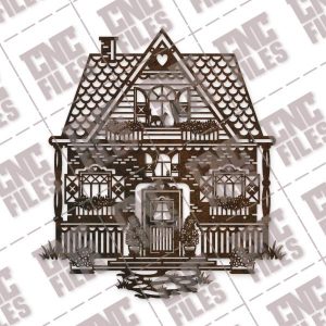 Wonderful house vector design files - SVG DXF EPS AI CDR