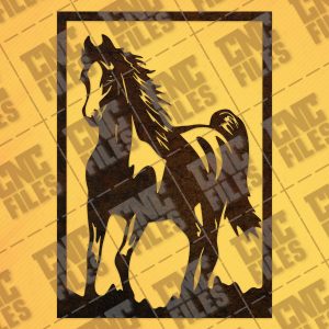 Horse decor vector design files - DXF SVG EPS AI CDR