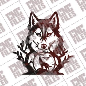 Wolf Howl vector design files