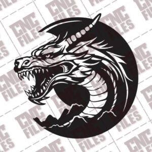 Dragon Head DXF Files