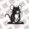 Cute Mouse DXF File