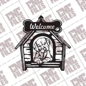 Dog House Welcome Sign