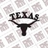 Texas Longhorn Art Sign DXF File