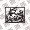 Shark Wall Decor DXF Files